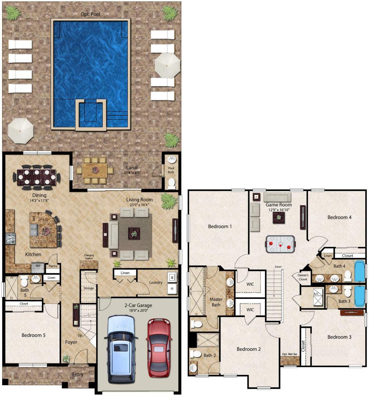 Encore Resort 4136 5 Bedroom Water Park Orlando Esterno foto